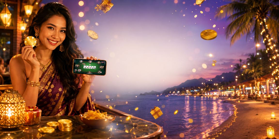 Pemain sedang menyemak maklumat permainan dengan aplikasi 600lite